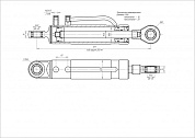 Гидроцилиндр ЦГ-80.40х250.11-02