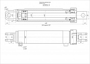 Гидроцилиндр ЦГ-63.30х250.01