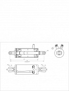 Гидроцилиндр ЦГ-125.50х200.01