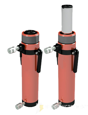 Домкрат универсальный гидравлический двойного действия ДУ35Г150