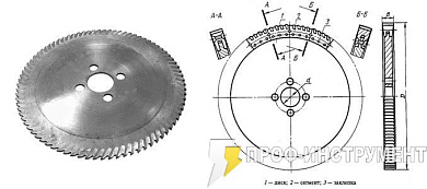 Пила дисковая сегментная (пила Геллера) 400х4