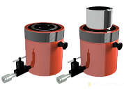 Домкрат универсальный гидравлический одностороннего действия ДУ150П250