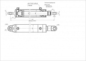 Гидроцилиндр ЦГ-80.50х1400.17