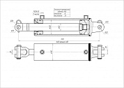 Гидроцилиндр ЦГ-100.50х400.01