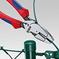 Клещи с токоведущим кабелем "Lineman’s Pliers", 240 мм, KNIPEX 09 12 240 KN-0912240