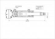 Гидроцилиндр ЦГ-80.50х1200.73